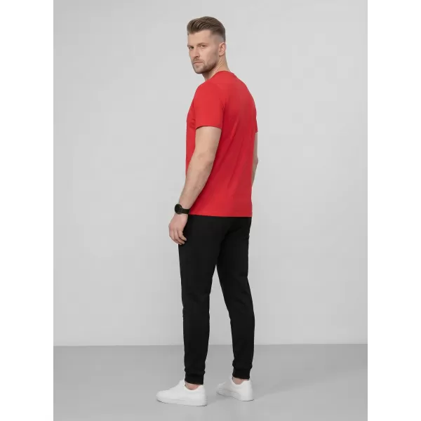  Pánské triko 4F 4FWMM00TTSHM3342 RED 