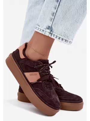Dámské tenisky BIG STAR SHOES UU274770 BROWN/BEIGE SHADOWS