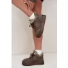 Dámské sněhule BIG STAR SHOES UU274313 BROWN/BEIGE