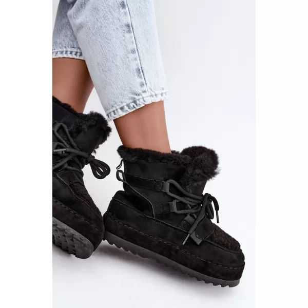  Dámské sněhule BOTO 9077 BLACK 