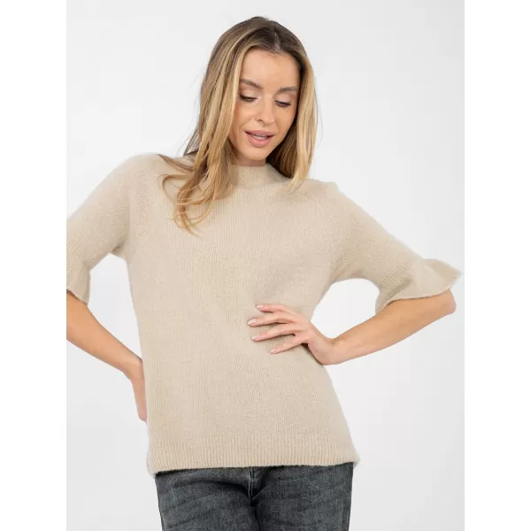  Dámský svetr ITALY MODA MI-SW-1901.66 BEIGE 