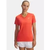 Dámské triko UNDER ARMOUR TECH SSV- SOLID 1384229-690 ČERVENÁ
