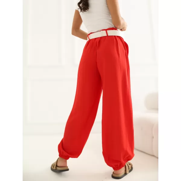  Dámské kalhoty RUE PARIS IT-SP-10368.34 RED 