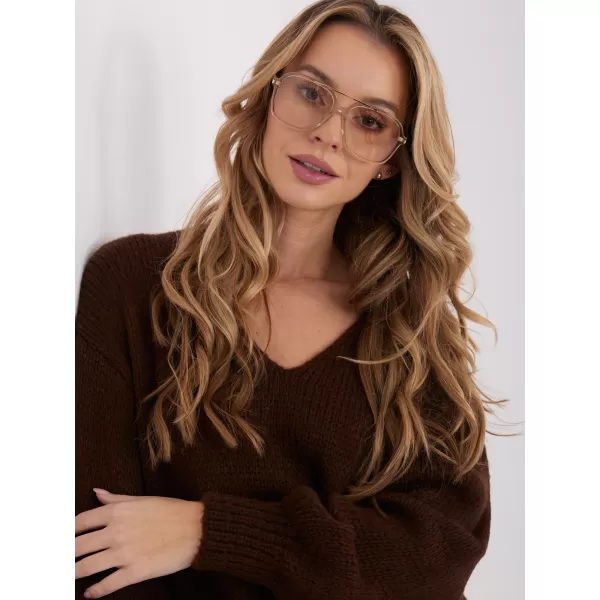  Dámské šaty FACTORY PRICE IN-SK-5962.22 DARK BROWN 