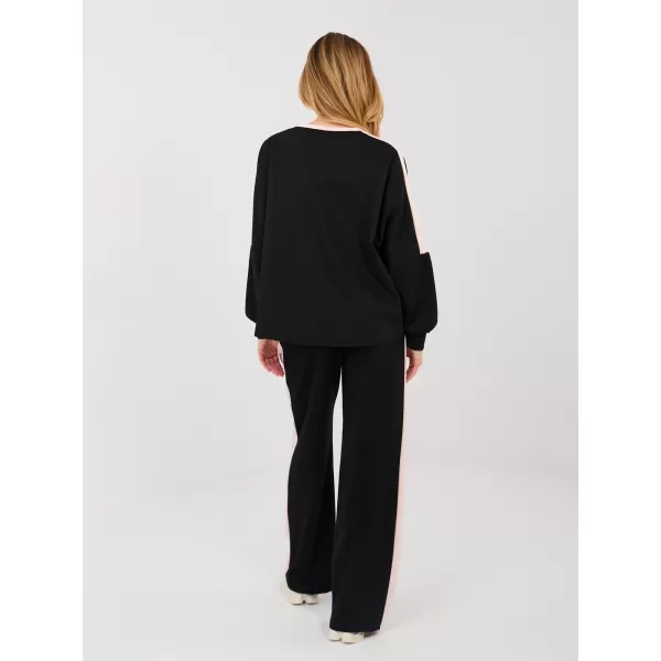  Dámská tepláková souprava RUE PARIS IT-KMPL-22177.20P BLACK 