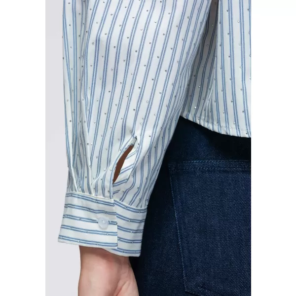  Dámská košile OMBRE OW-SH-E0069 BLUE 