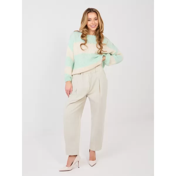  Dámské kalhoty ITALY MODA MI-SP-2690.00 LIGHT BEIGE 