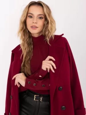Dámská halenka RUE PARIS MI-BZ-M776.13 BURGUNDY
