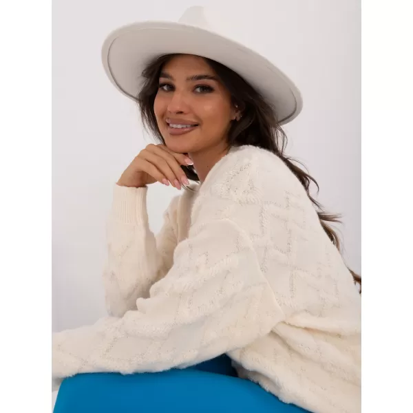 Dámský svetr WOOL FASHION ITALIA AT-SW-2361.61 ECRU 