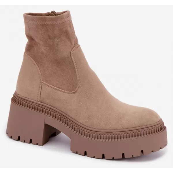  Dámské boty BOTO 9670A-1 KHAKI 