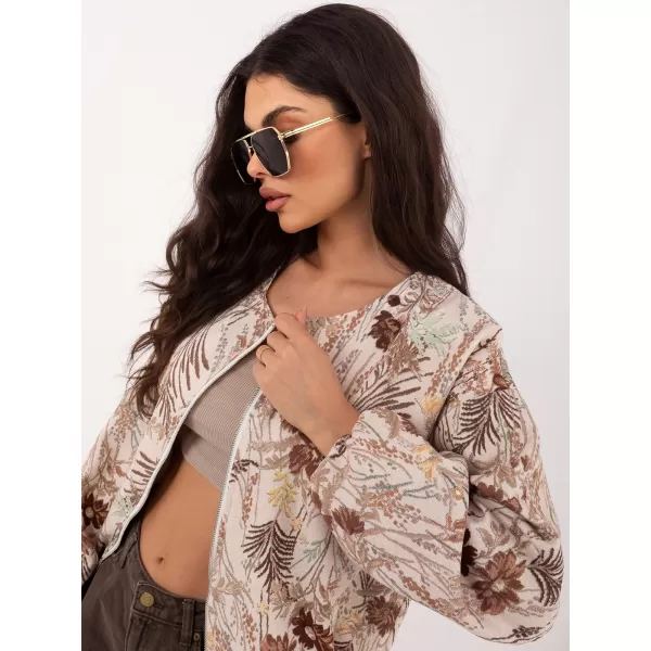  Dámská bunda ITALY MODA IT-KR-FL10357.15 BROWN 