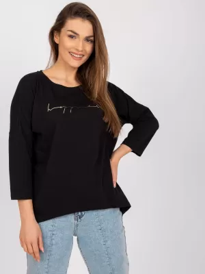Dámská halenka RELEVANCE RV-BZ-7766.78 NOIRE
