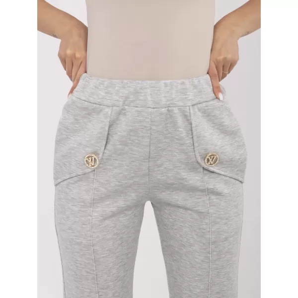  Dámské kalhoty ITALY MODA DHJ-SP-20518.12 GRAY 