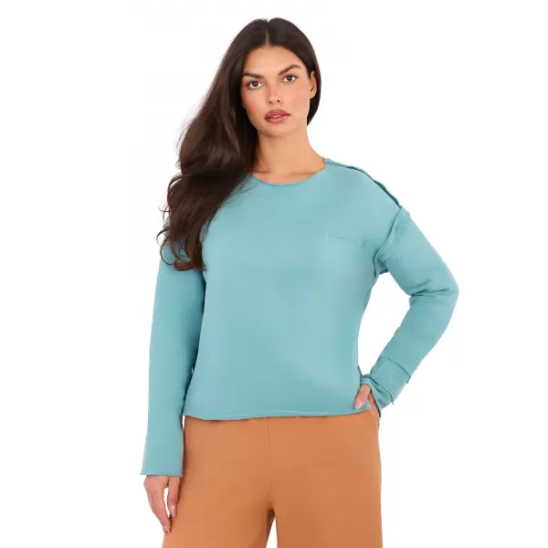  Dámská mikina FACTORY PRICE NS-BL-NS2553.16 TURQUOISE 
