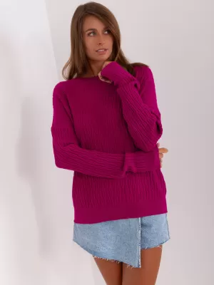 Dámský svetr WOOL FASHION ITALIA AT-SW-2338.14P VIOLET