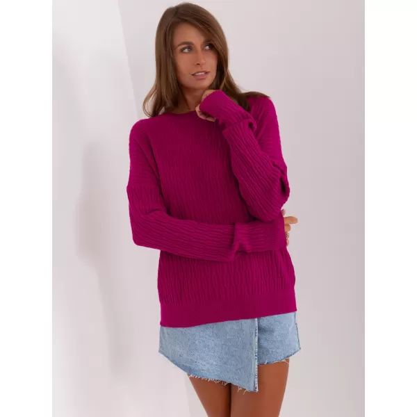  Dámský svetr WOOL FASHION ITALIA AT-SW-2338.14P VIOLET 