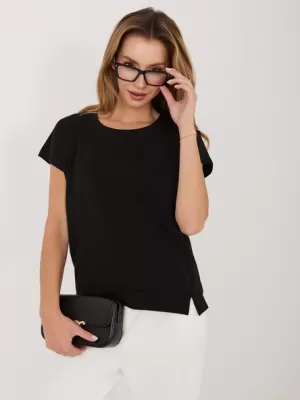 Dámská halenka RUE PARIS RV-BZ-8837.67 BLACK