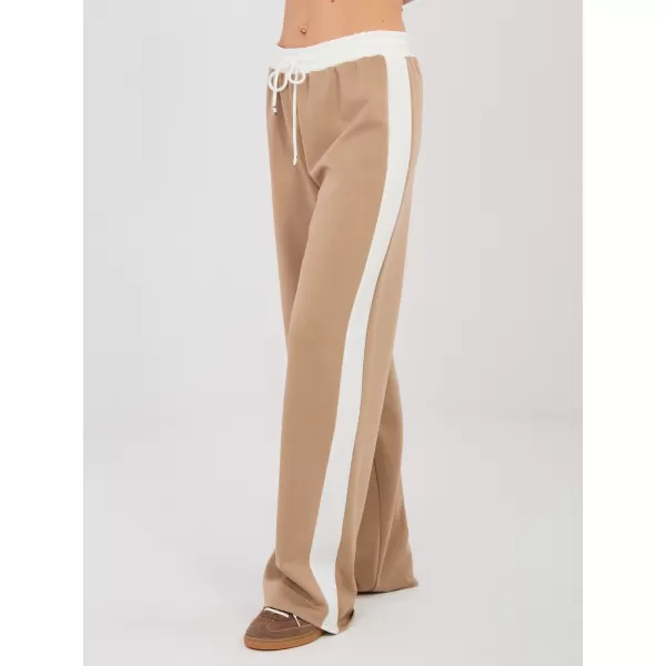  Dámská tepláková souprava RUE PARIS IT-KMPL-22210.93 DARK BEIGE 