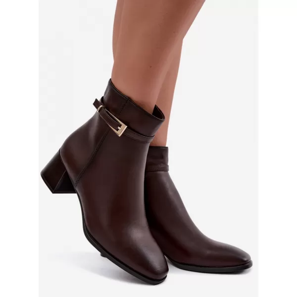  Dámské boty SERGIO LEONE BT-34-S DARK BROWN 