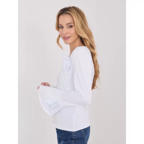 Dámská halenka ITALY MODA IT-BZ-22139.55 WHITE 