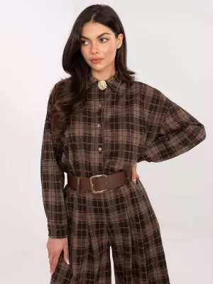 Dámská košile ITALY MODA IT-KS-21638.02 BROWN