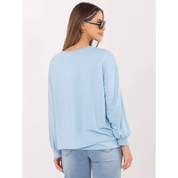  Dámská mikina RUE PARIS RV-BL-A1220.11 LIGHT BLUE 