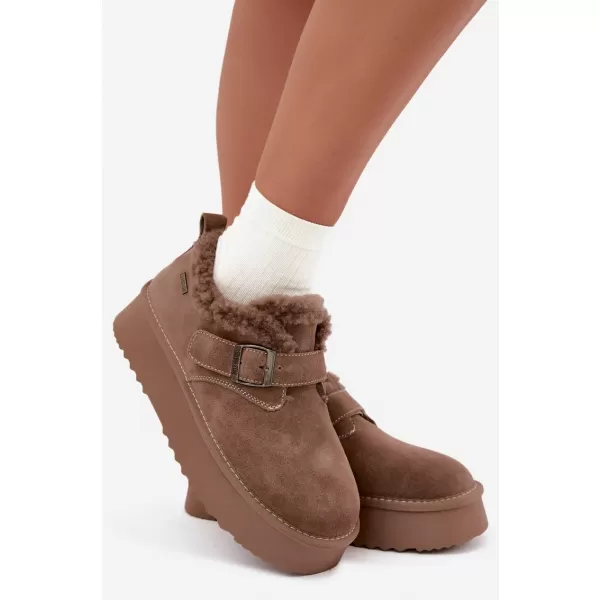  Dámské sněhule BIG STAR SHOES UU274318 BEIGE 