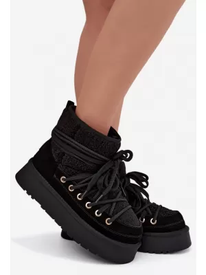 Dámské sněhule D&A GR62-6021 BLACK