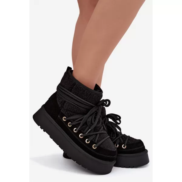  Dámské sněhule D&A GR62-6021 BLACK 