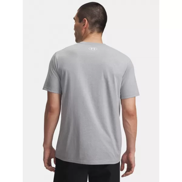  Pánské triko UNDER ARMOUR UA SPORTSTYLE LOGO UPDATE SS 1382911-037 ŠEDÁ 