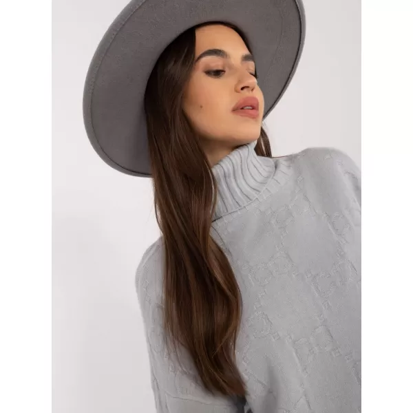  Dámský svetr WOOL FASHION ITALIA AT-SW-2342-1.35 GRAY 
