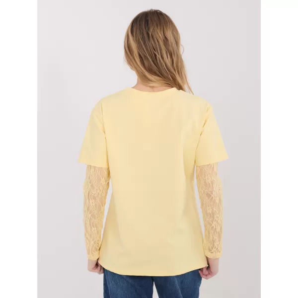  Dámské triko ITALY MODA MI-BZ-4227.61 BRIGHT YELLOW 