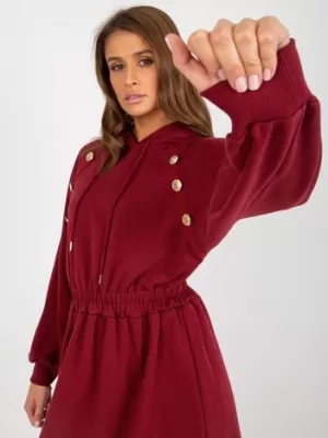 Dámské šaty RELEVANCE RV-SK-8336.12P BURGUNDY