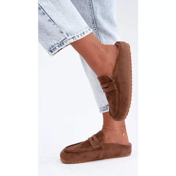  Dámské mokasíny BOTO 9885 LIGHT BROWN 