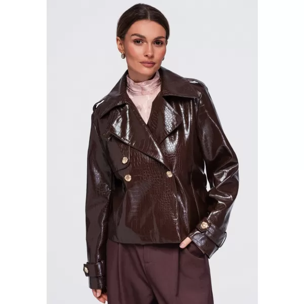  Dámská bunda OMBRE OW-JAFL-0144 BROWN 