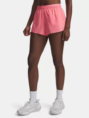Dámské kraťasy UNDER ARMOUR VANISH WOVEN 3IN SHORTS 6009965-600 RŮŽOVÁ