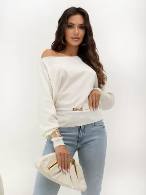 Dámský svetr ITALY MODA IR-SW-3202.98 ECRU