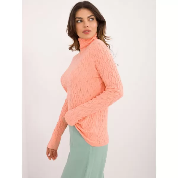  Dámský svetr WOOL FASHION ITALIA AT-SW-2334-2.61 PEACH 