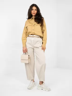 Dámská košile ITALY MODA IT-KS-FL9968.48 CAMEL