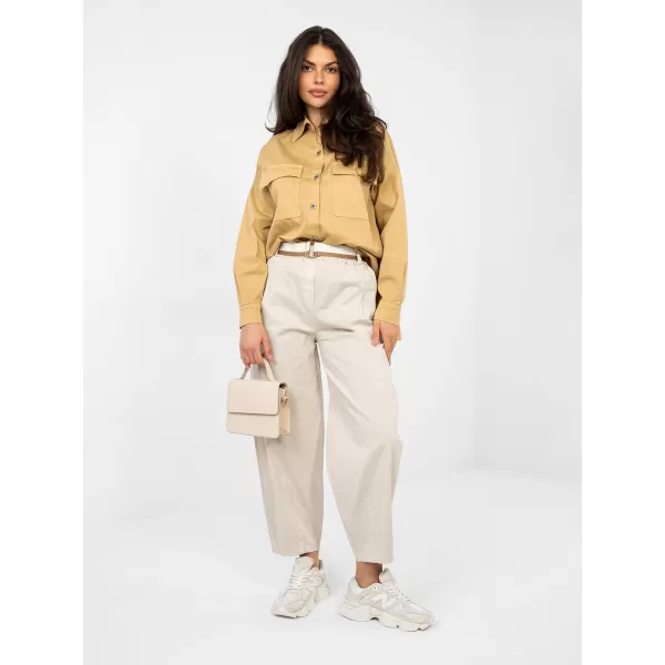  Dámská košile ITALY MODA IT-KS-FL9968.48 CAMEL 