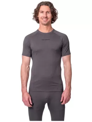 Pánské spodní prádlo HANNAH ACTIVE TS L/S VOLCANIC ASH