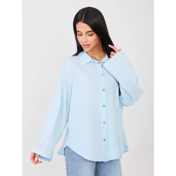  Dámská košile FACTORY PRICE IT-KS-6704.25 LIGHT BLUE 