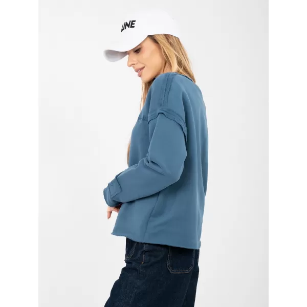  Dámská mikina FACTORY PRICE NS-BL-NS2553.16 DARK BLUE 