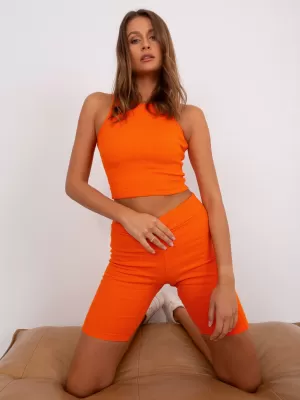 Dámský 3-dílný set MY RED LIPS EM-KMPL-831.17 ORANGE