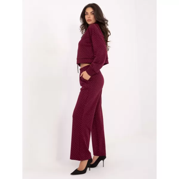  Dámský set RUE PARIS IT-KMPL-21719.86 BURGUNDY 
