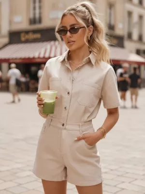 Dámské šaty DSTREET BÉŽOVÁ