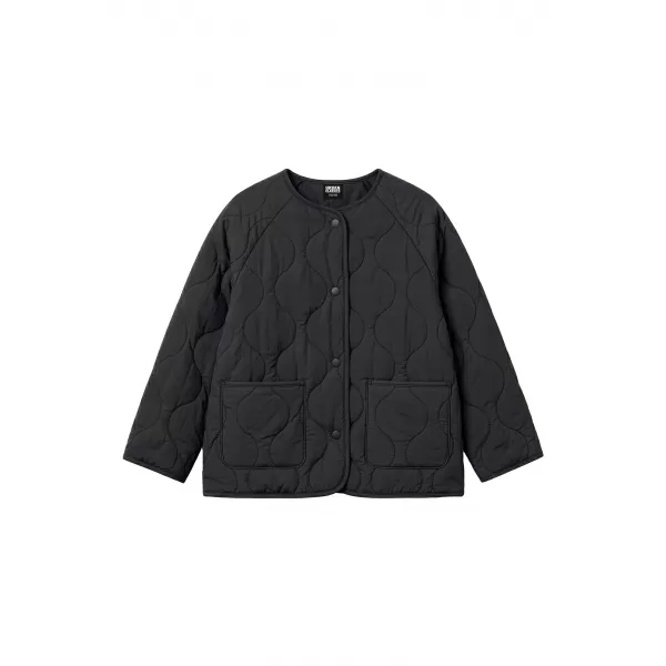  Dívčí prošívaná bunda URBAN CLASSICS UCK7175-00007 BLACK 