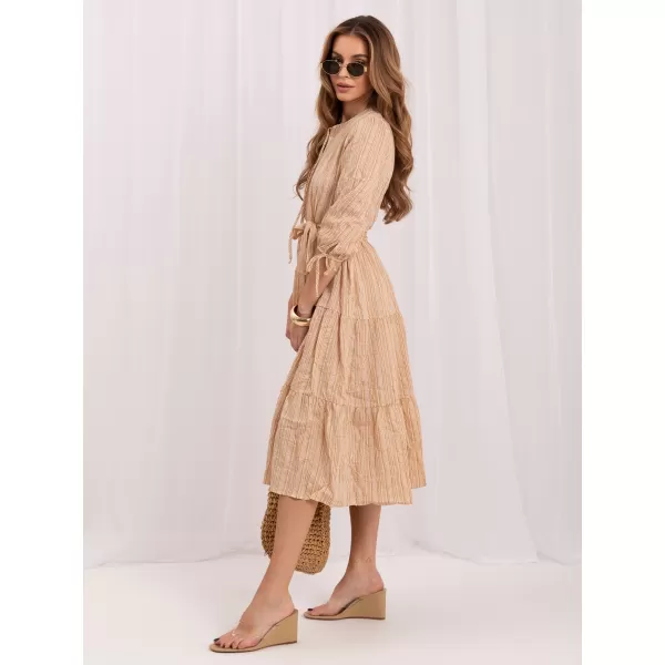  Dámské šaty LAKERTA LK-SK-508005.07P BEIGE 