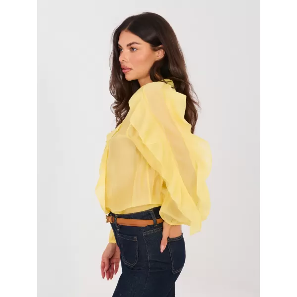  Dámská košile FACTORY PRICE IT-KS-29035.50 YELLOW 