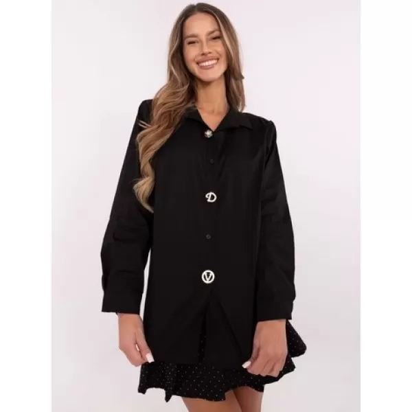  Dámská košile ITALY MODA DHJ-KS-20132.04P NOIRE 
